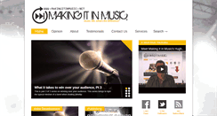 Desktop Screenshot of makingitinmusic.net